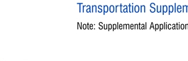 Transportation Supplemental
