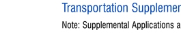 Transportation Supplemental